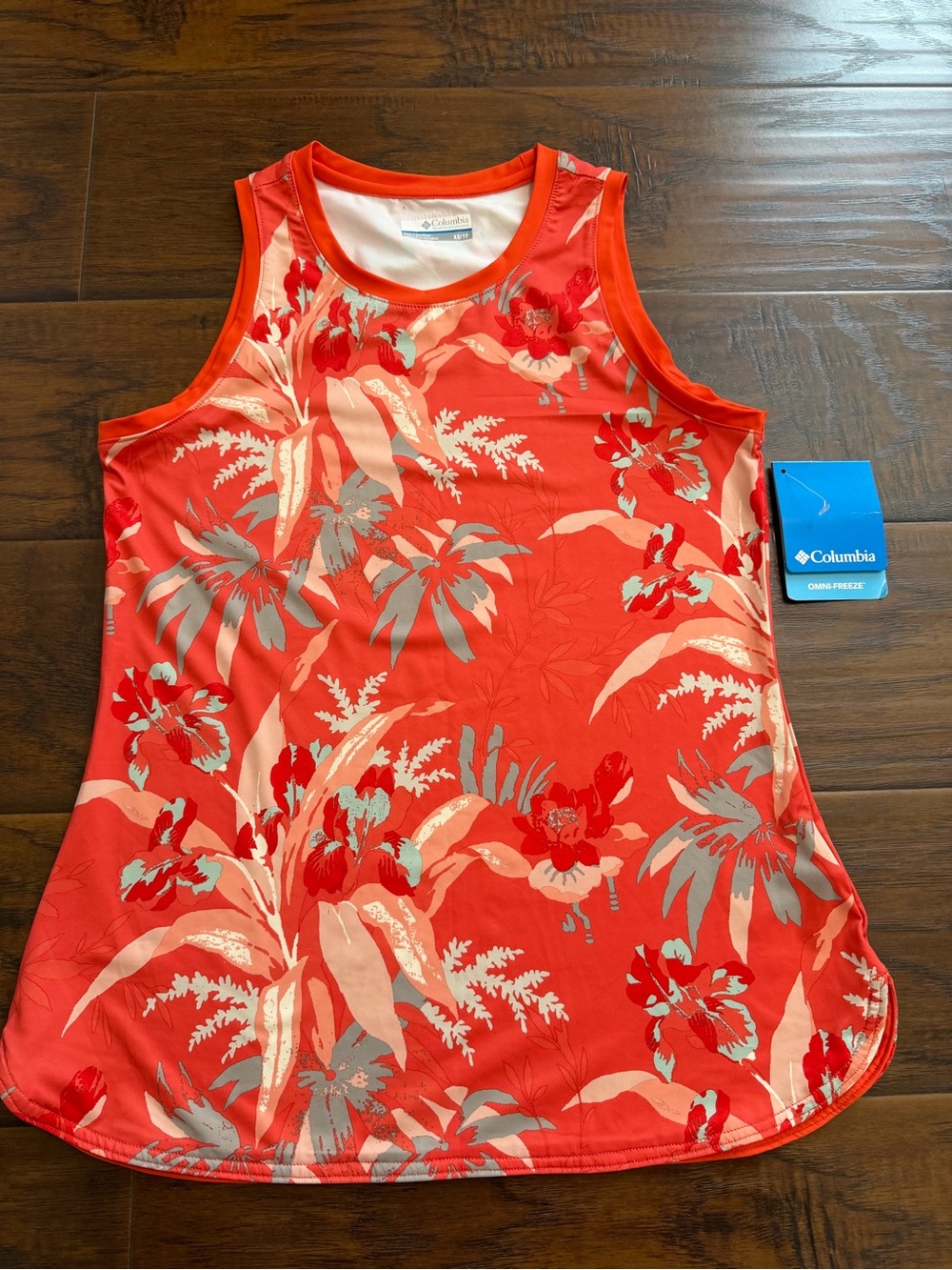 Columbia Women’s Bright Poppy Magnolia With Omni-Freeze Tank Top